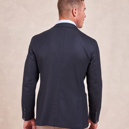 BoglioliXRye51 FineHopsackSoftJacket Navy 07