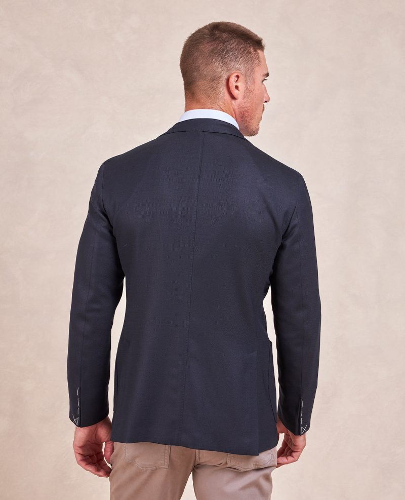 BoglioliXRye51 FineHopsackSoftJacket Navy 07