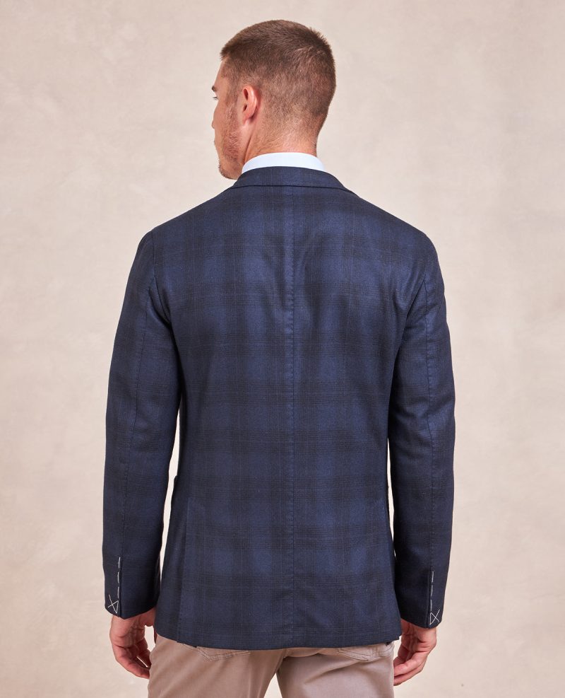 BoglioliXRye51 TonalSuitingCheckSoftJacket DeepBlue 07