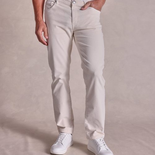 R51Cord StretchCorduroy5Pocket Ivory 01