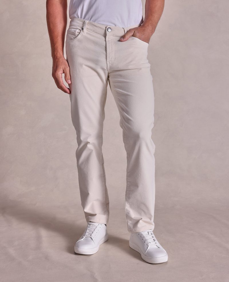 R51Cord StretchCorduroy5Pocket Ivory 01