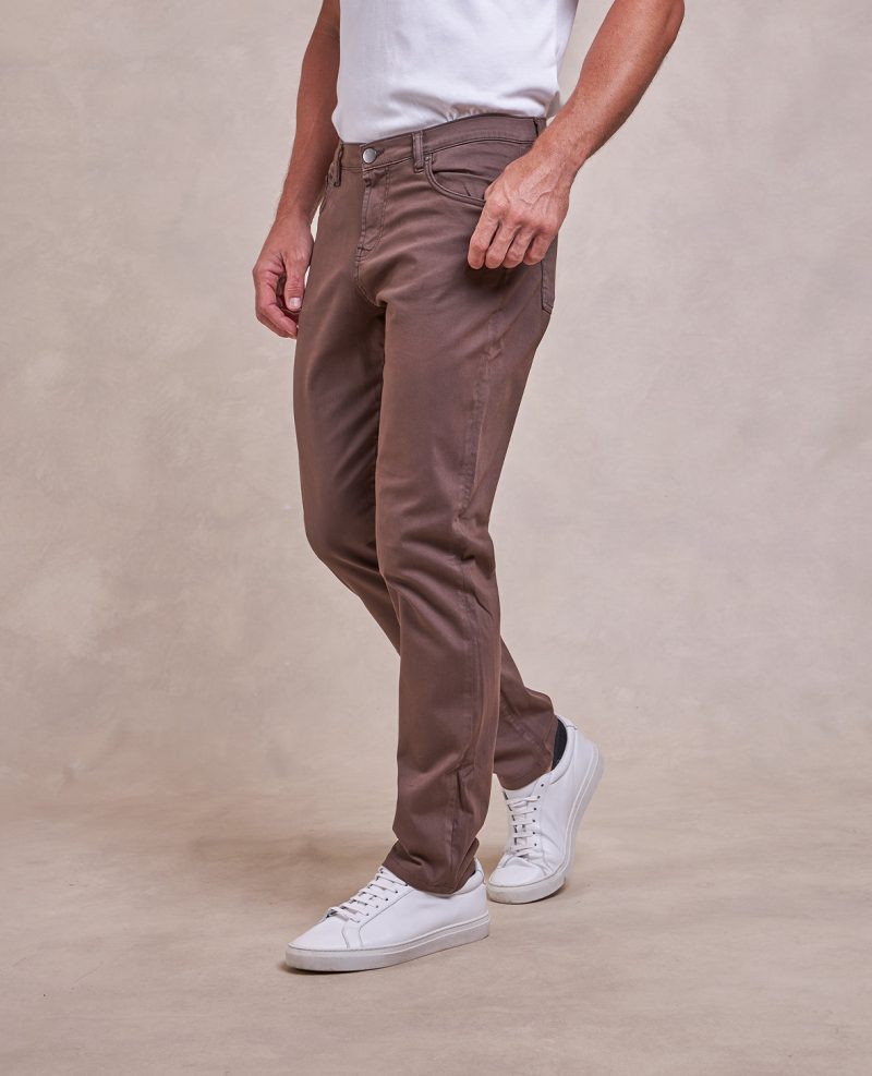 R51Pant ComfortCottonStretch5Pocket DarkChocolate 02