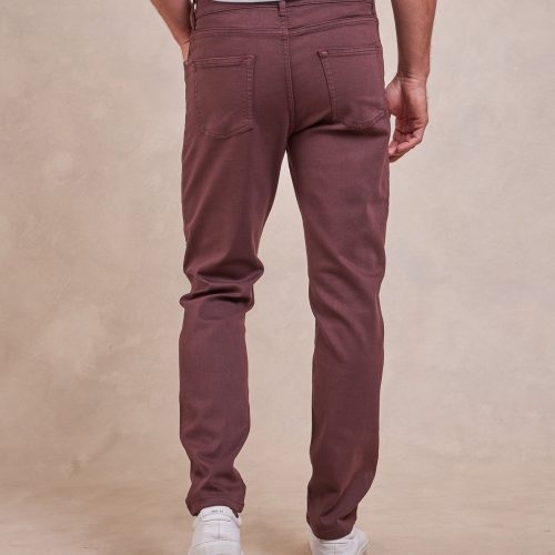 R51Pant FrenchTwillStretch5 Pocket Borxeaux 06