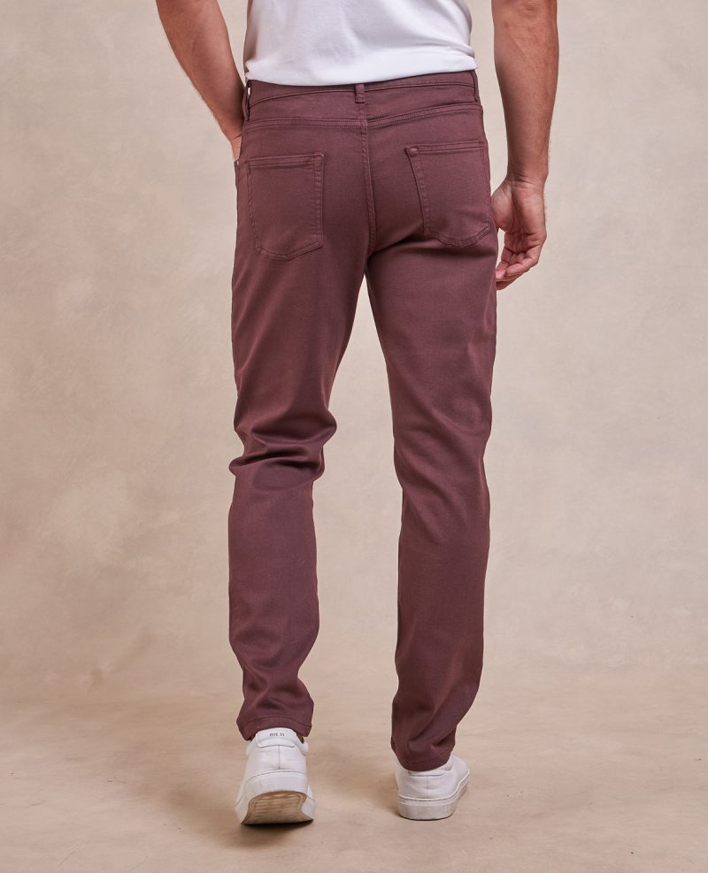 R51Pant FrenchTwillStretch5 Pocket Borxeaux 06