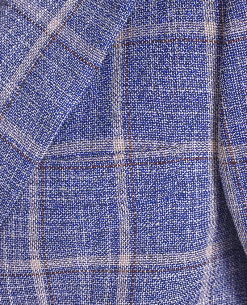 TheArnold ClassicCheckSoftJacket BlueCreamRed 06