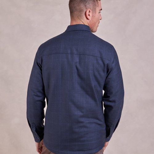 TheBarrett WoolShirtJacketw QuiltedLining Blue Navy 06