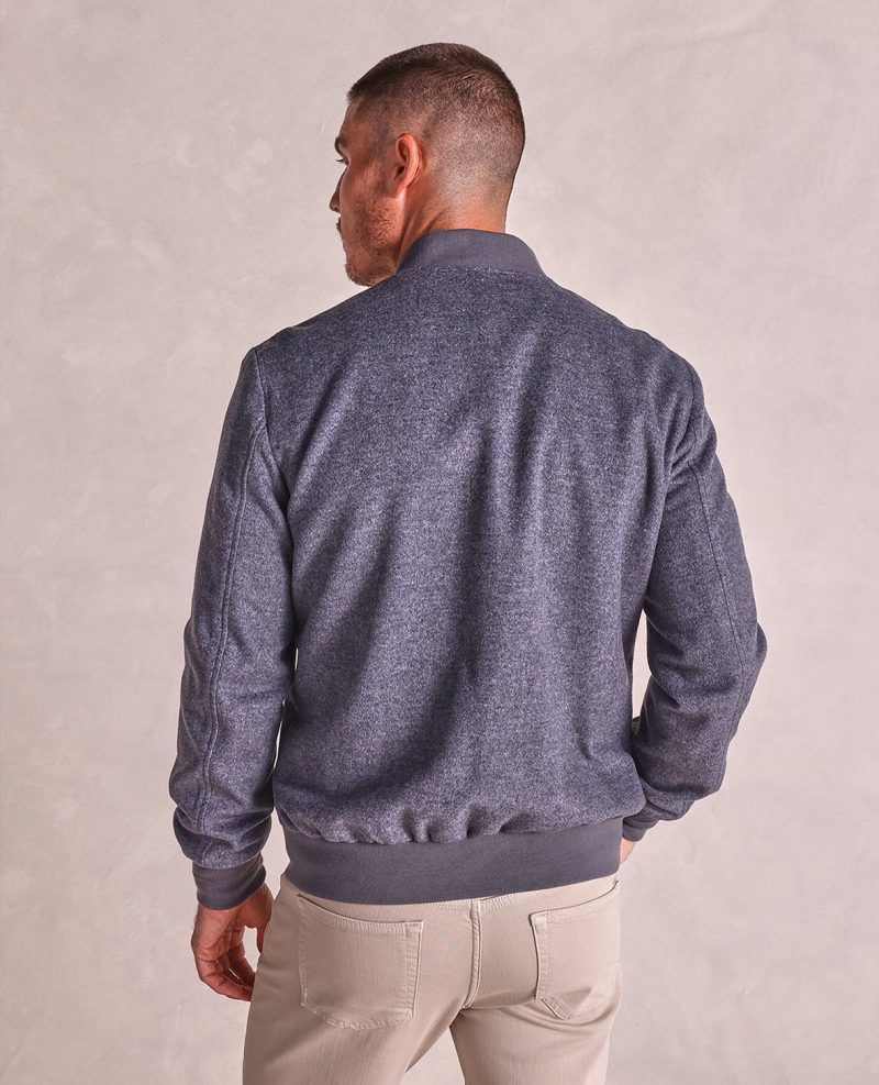 TheBristol WoolCashmereBomberJacket Gray 07