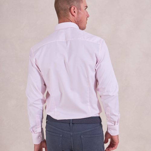 TheBrookes ThomasMasonMicroCheckJourneyDressShirt Pink 07