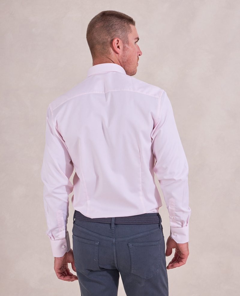 TheBrookes ThomasMasonMicroCheckJourneyDressShirt Pink 07