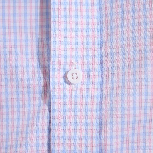 TheBrookes ThomasMasonMultiGinghamDressShirt Blue Pink 04