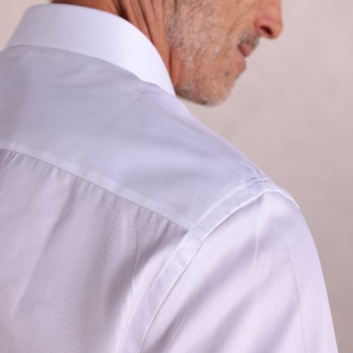 TheBrooks TwillSolidDressShirt White 03