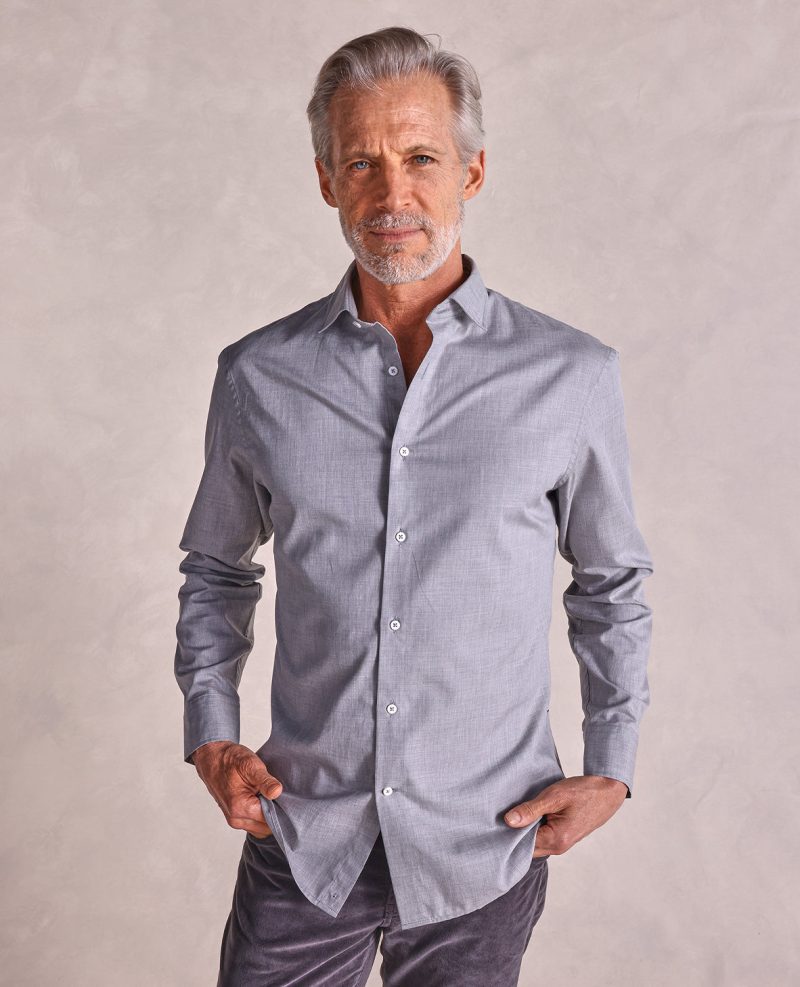 TheClassic LSHeatheredShirt Grey 01