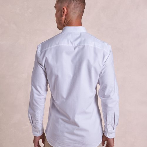 TheDeanBD LSBrushedOxfordShirt White 05