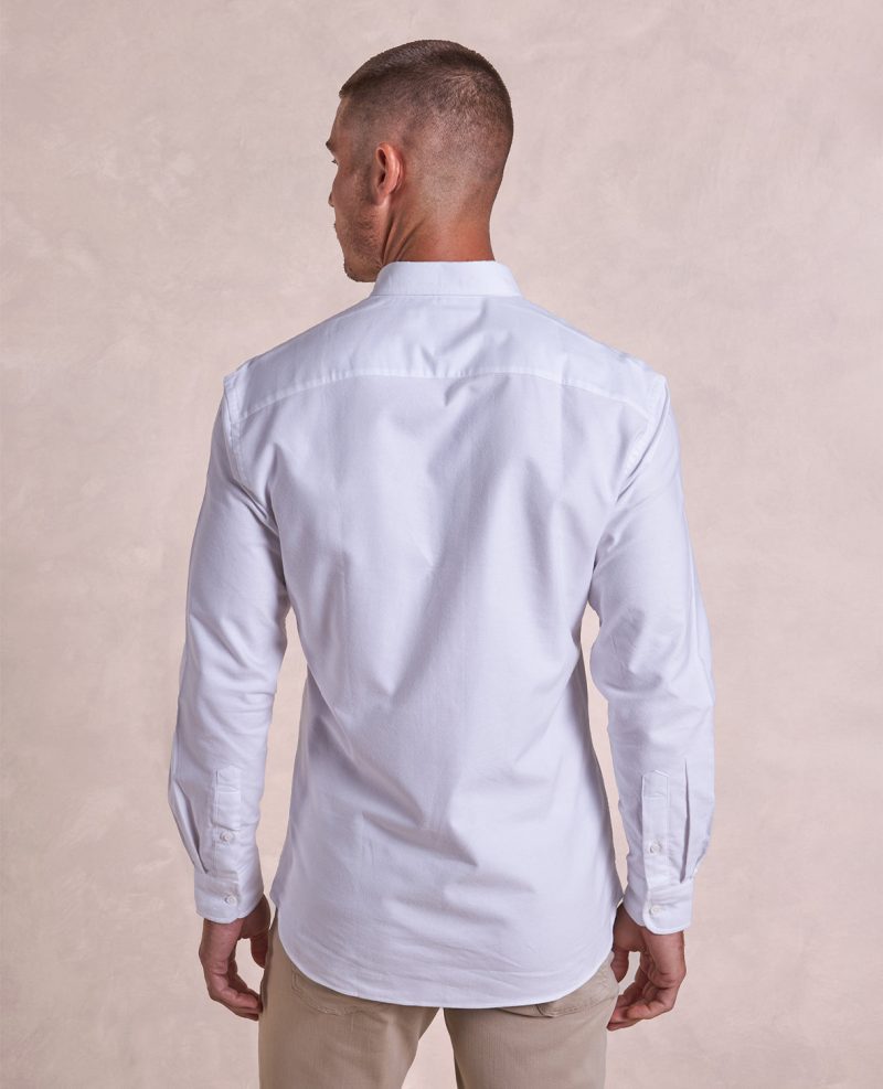 TheDeanBD LSBrushedOxfordShirt White 05