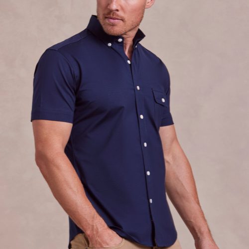 TheDeanBD SSNon IronShirt Navy Rye51 February2024 10523