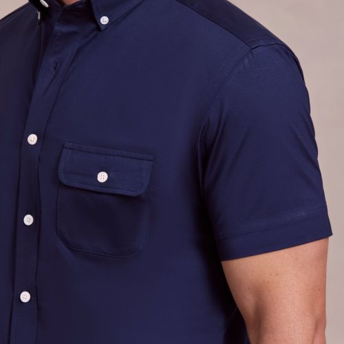 TheDeanBD SSNon IronShirt Navy Rye51 February2024 10539