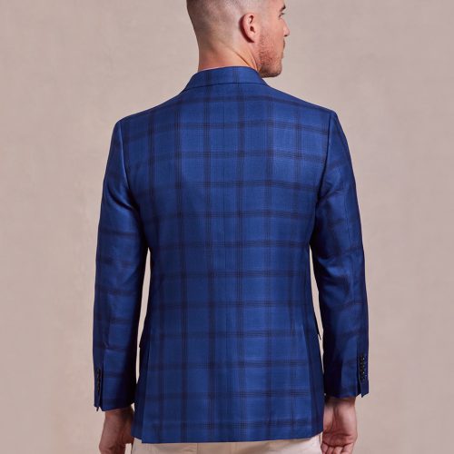 TheGeorge GlenncheckSharkskinJacket DarkBlue Rye51 February2024 143