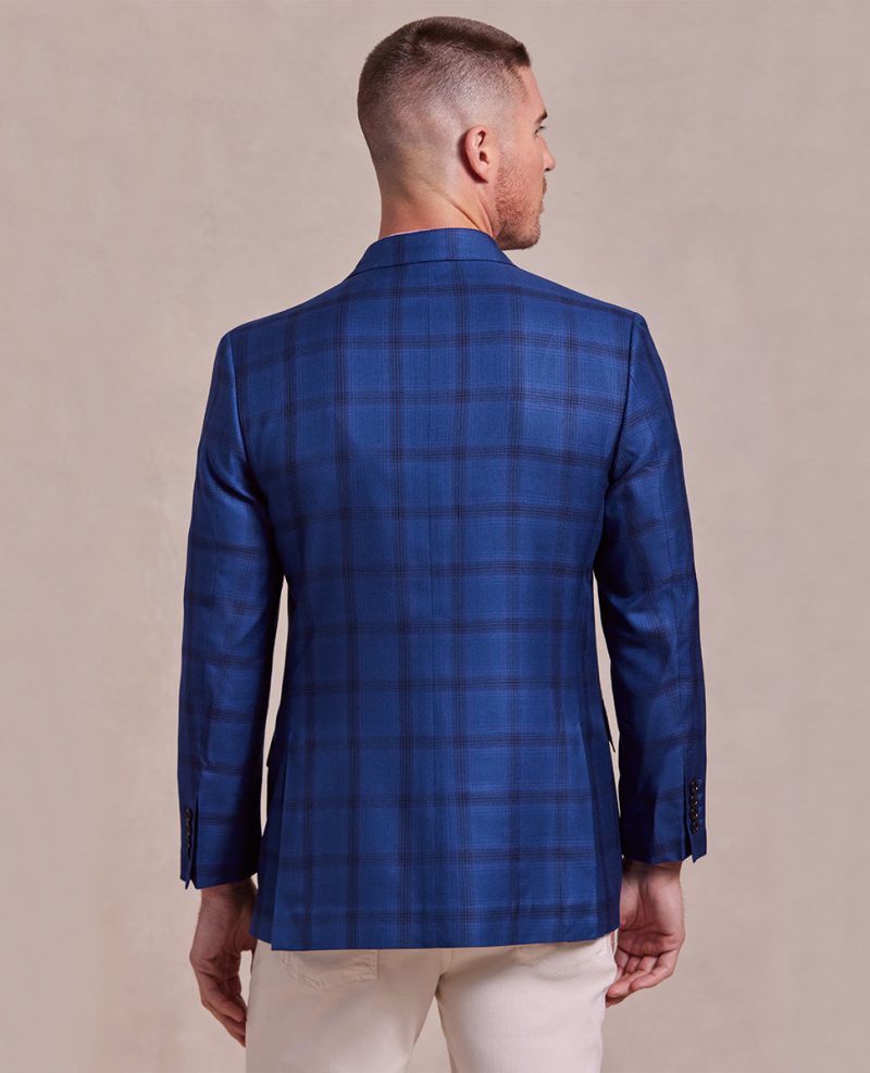 TheGeorge GlenncheckSharkskinJacket DarkBlue Rye51 February2024 143