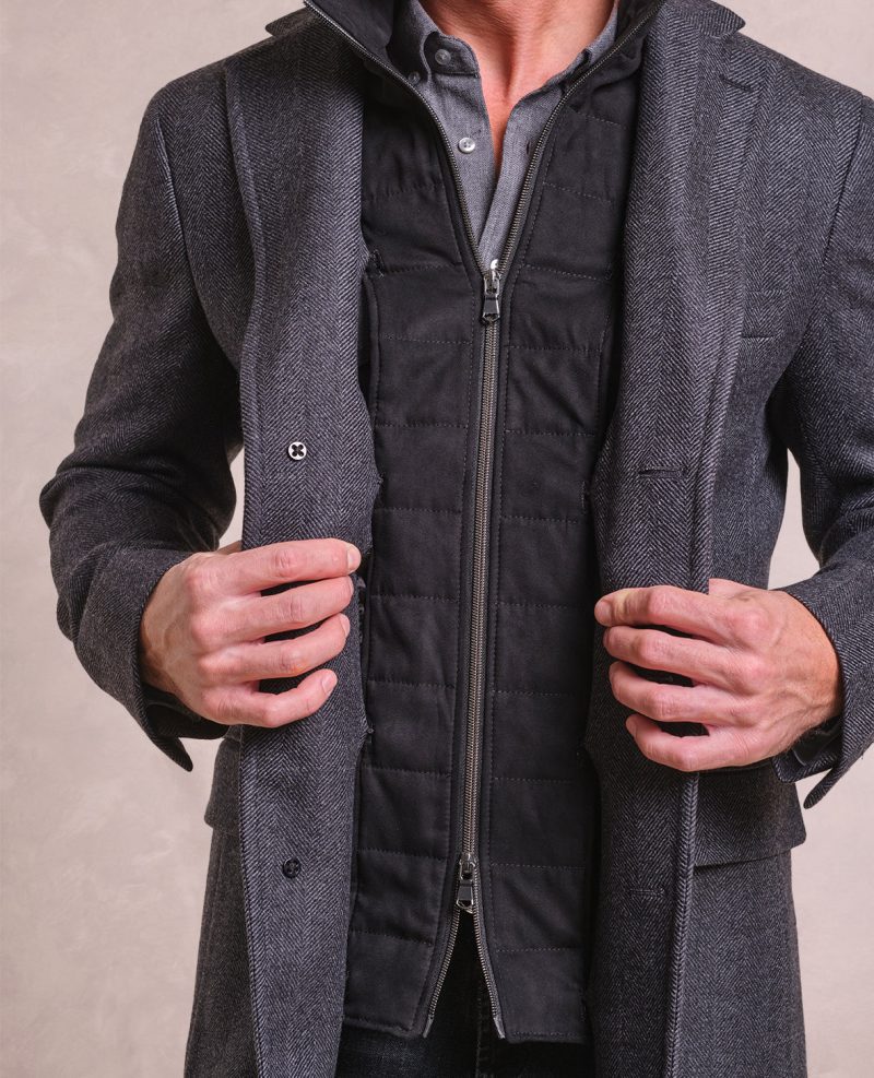 TheHamilton RemovableWarmerCarCoat Charcoal 05