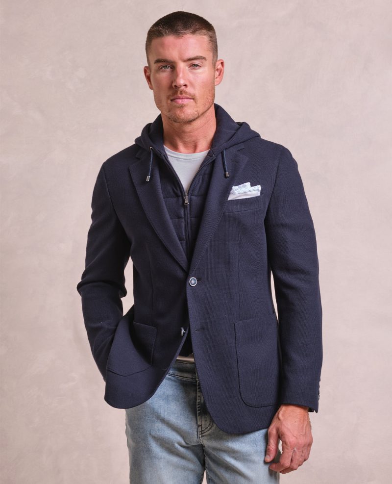 TheKane RemovableHoodieSoftJacket Navy 01