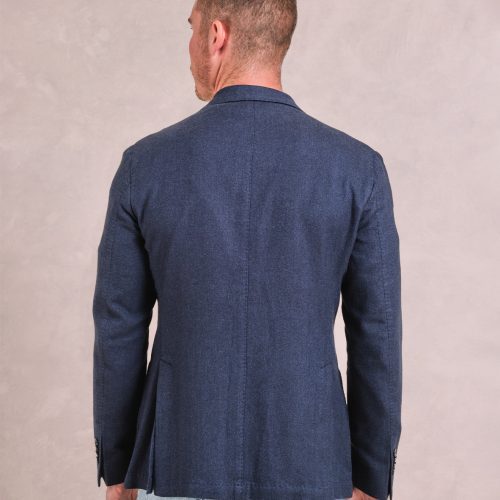 TheLBM GarmentWashedCottonHerringboneSoftJacket MidnightBlue 05