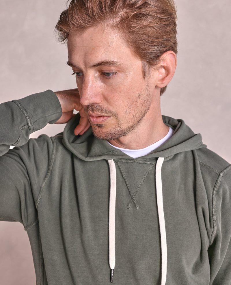 TheMontauk GarmentWashedHoodie Olive 02