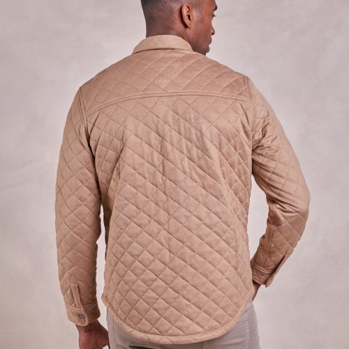 ThePike QuiltedShirtJacket Camel 07