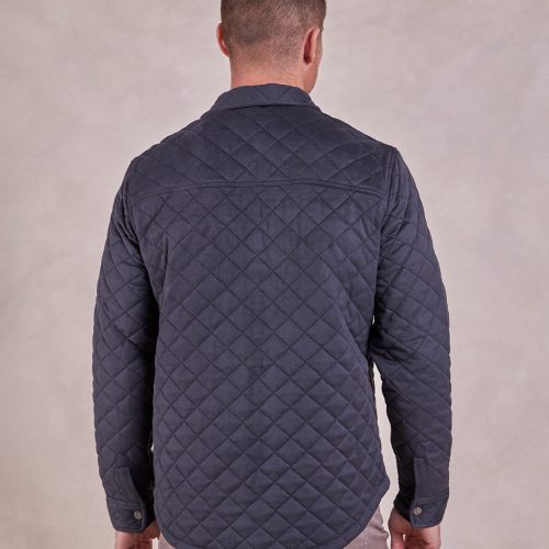 ThePike QuiltedShirtJacket Charcoal 06