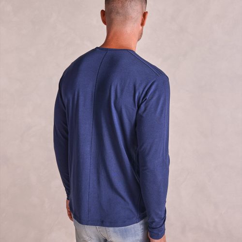 TheReid EcoFriendlyLSCrewNeckTee Navy 05