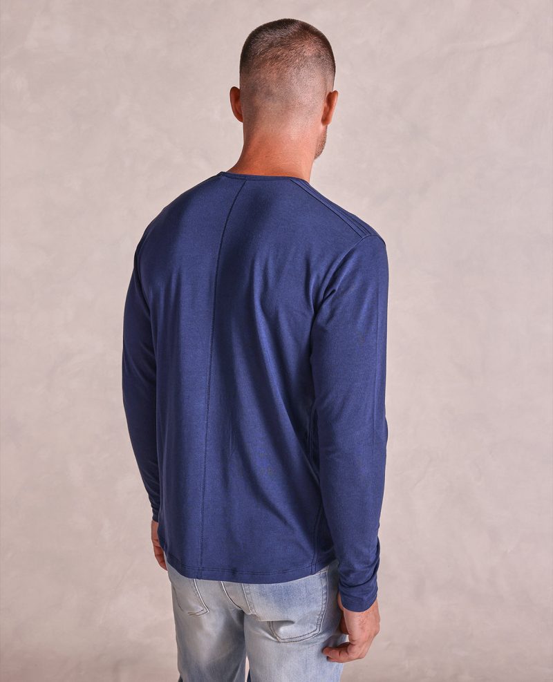 TheReid EcoFriendlyLSCrewNeckTee Navy 05