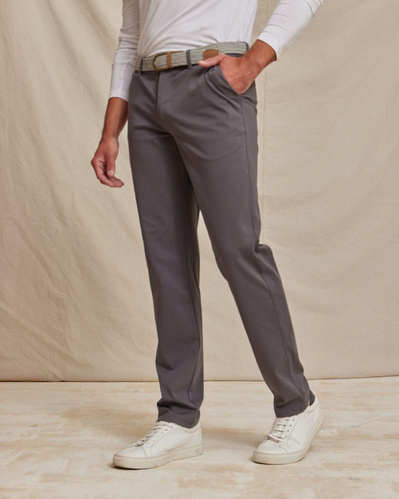 TheVoyager PerformanceChino Charcoal RYE51 PDP August2024 VoyagerPant 3796