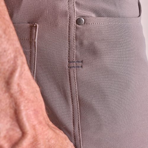 TheVoyager PerformanceKnit5PocketPant Taupe 04