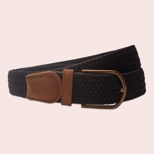 TheVoyager WovenStretchBelt Black 01