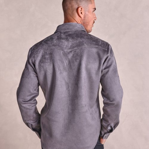 TheWyatt MicrosuedeShirtJacket Grey 05